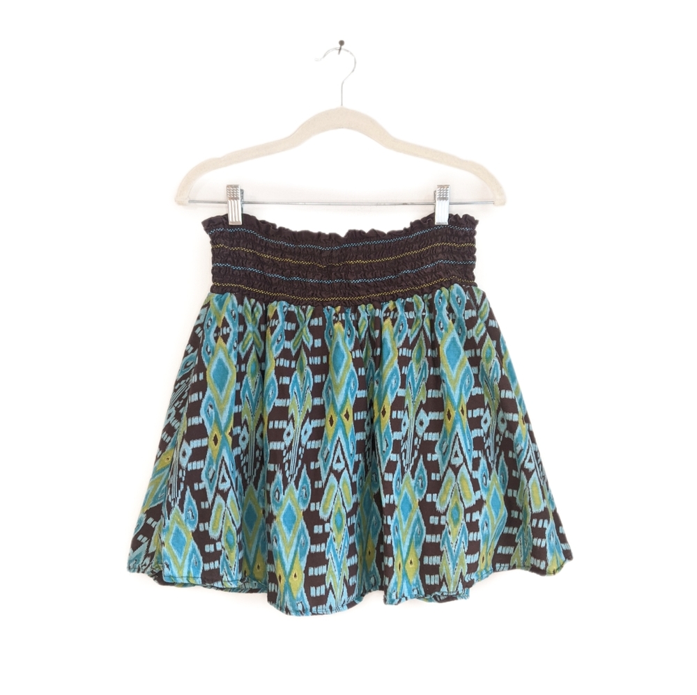 Vintage 2000s Maurices Ruched Waist Fairycore Mini Skirt